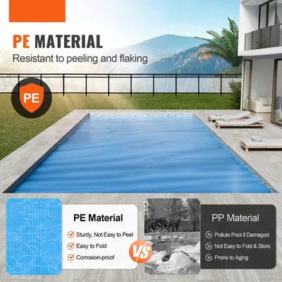 Imagen del producto de Cubierta solar para piscinas - Cubierta para piscinas - Protector térmico - Lona de cobertura - Burbujas - Material de polietileno
