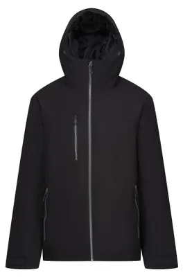 Produktbild von Regatta - "Navigate" Jacke, wasserfest für Herren LT413 (3XL) (Schwarz/Mittelgrau)