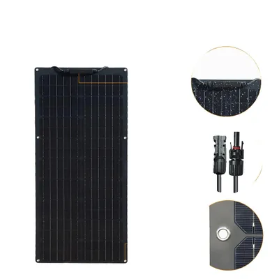 Immagine prodotto di Pannello solare flessibile, silicio monocristallino, caricabatterie da 12 V, 1 pz 50W 19,8 V