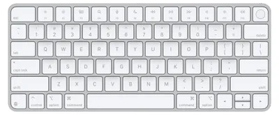 Produktbild von Magic Keyboard mit Touch ID (silber/weiß, US-Layout, für Mac Modelle mit Apple Chip)