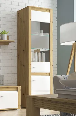Immagine prodotto di Vetrina Artisan rovere / bianco 60 cm