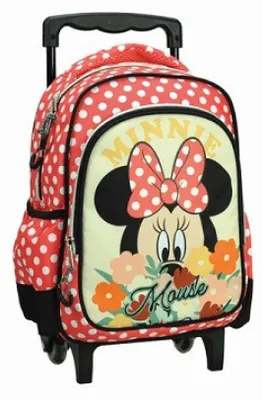 Produktbild von Disney Minnie Floral rollender Kindergartenrucksack, Tasche 30 cm