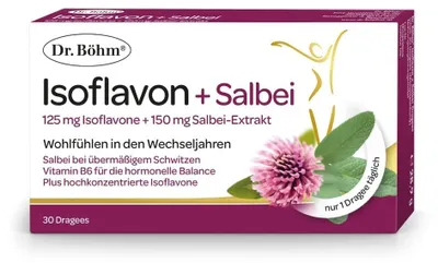 Produktbild von Dr. Böhm Isoflavon + Salbei, 30 St. Dragees