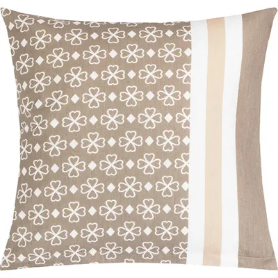 Immagine prodotto di Cuscino in cotone - 40x40 cm - Beige, Bianco