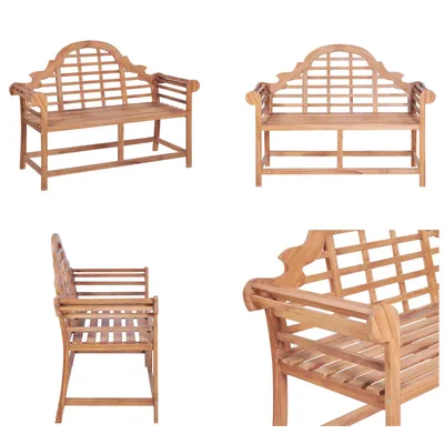Zdjęcie produktu dla vidaXL Ławka ogrodowa 127x58,5x92,5 cm z litego drewna tekowego - Ławka ogrodowa - Ławki ogrodowe - Ławka ogrodowa z drewna - Ławka tarasowa