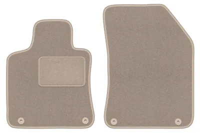 Produktbild von Velours-Fußmatten Vorne für DS. 9 2020- (Limousine) – 2-tlg, Beige, passgenau – Wielganizator LUX