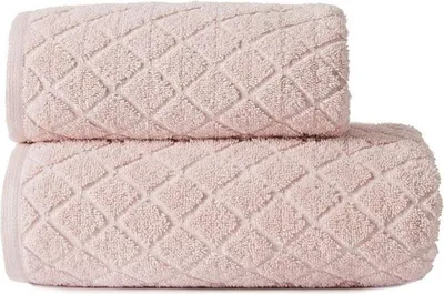 Obrázek produktu pro Bavlněná froté osuška se vzorem OLIWIER 70x140 cm pudrová 520 gr Mybesthome