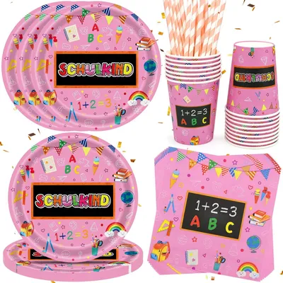 Image de Service de fête de 64 pièces pour anniversaire d'enfant