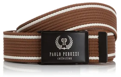 Produktbild von Herrengürtel 95 cm Gurtband für Hosen Paolo Peruzzi Gurtband mit Clipschnalle PW-08-95