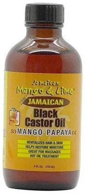 Produktbild von Jamaican Mango & Lime Black Castor Oil MANGO PAPAYA 4oz -118ml
