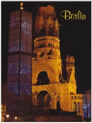 Image de Nostalgic-Art - Aimant 6 x 8 cm - Berlin - Nuit