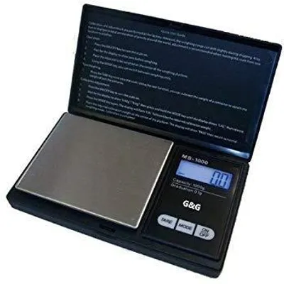 Präzisionswaage 1000 g/0,1 g, digitale Taschenwaage, Goldwaage