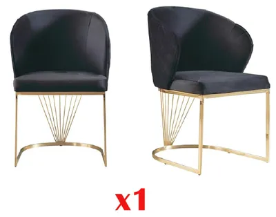 Produktbild von Design Wohnzimmer Stuhl Ess Zimmer Stühle Textil Stoff Polster Lehnstuhl Möbel