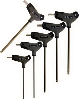 Produktbild von Super B TB-7636 T/L-Handle-Sechskantschlüssel 6mm