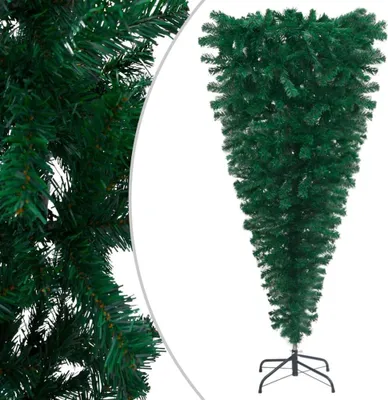 Image de Arbre de Noël artificiel avec support Inversé