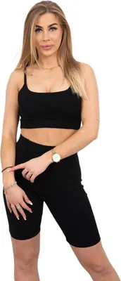 Produktbild von Set mit High-Waist-Hose, schwarz