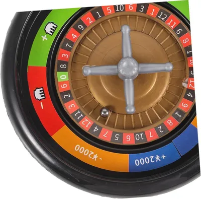 Produktbild von Pokerrad Tischspiel 2 Stück aus Kunststoff für Party | Russisches Poker Drehspiel, Leicht und Wiederverwendbar, für Riegel und Brettspiel Unterhaltung