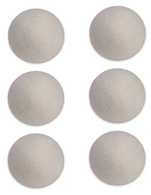 Image de Balles de séchage en laine - Organiques - 6 pièces - Naturelles