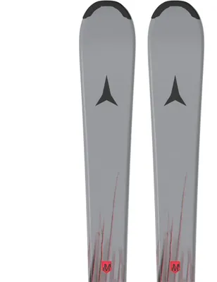 Image de Ensemble de ski junior Atomic Maverick Jr 130-150+l 6 Gw, couleur gris. Modèle : Atomic Maverick Jr 130, pour enfants, couleur gris