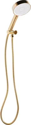 Produktbild von BELIANI Duschkopf mit Brauseschlauch Gold ABS Edelstahl 4 Strahlarten Modern Klassisch Handbrause Set für Badezimmer Dusche