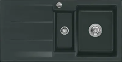 Produktbild von Flächenbündige Spüle GENEA 100 F in EIBE mit Excenterbedienung / Einbauspüle / Flächenbündig