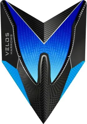 Produktbild von Harrows - Dart Flights "100 Micron Velos" RD3187 (Einheitsgröße) (Blau)