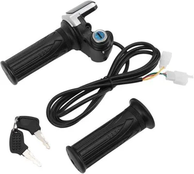 Produktbild von Elektrorad-Throttle-Griff mit LED-Anzeige und Schlüsselsatz