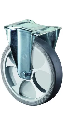 Produktbild von BS Rollen Bockrolle thermoplastisch Rollenlager Rad-Ø 125 mm 120 kg - L410.B44.126