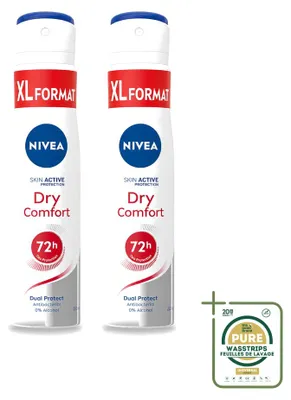 Produktbild von 2 x NIVEA Deospray Dry Comfort - 250 ml - Vorratspackung - 2 Stücke