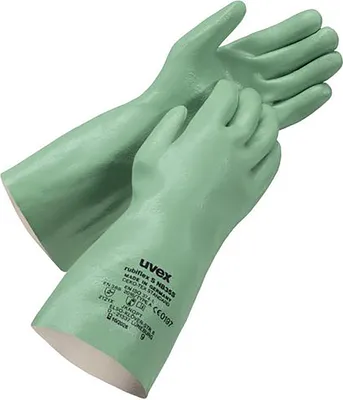 Produktbild von uvex Schutzhandschuh rubiflex S NB35S grün Gr. 8