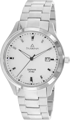 Produktbild von Dugena Herren-Armbanduhr Tresor Master, Quarz, Edelstahl, Saphirglas, 20 bar