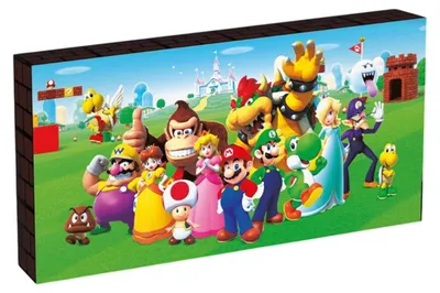 Produktbild von Pyramid Super Mario Led-dekorationsleinwand Mehrfarbig  Mehrfarbig One Size