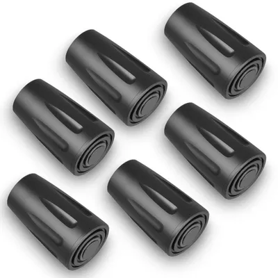 Productafbeelding van 6/12 stuks rubberen buffers voor wandelstokken en trekkingaccessoires