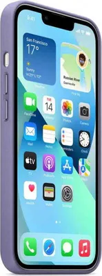 Produktbild von Apple iPhone 13 mini Leder Case mit MagSafe - Wisteria