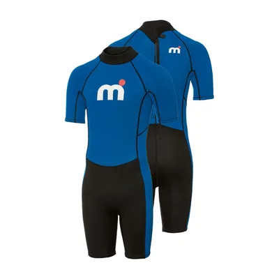 Produktbild von Mistral Neoprenanzug Shorty, kurz, mit Reißverschluss am Rücken, blau/schwarz (M) -