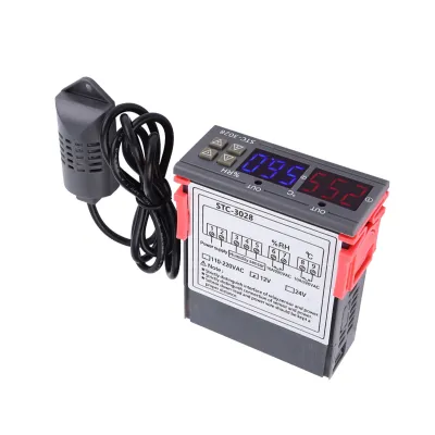 Produktbild von STC-3028 Digitalanzeige-Temperatur- und Feuchtigkeitsregler mit integriertem Sensor (12V)
