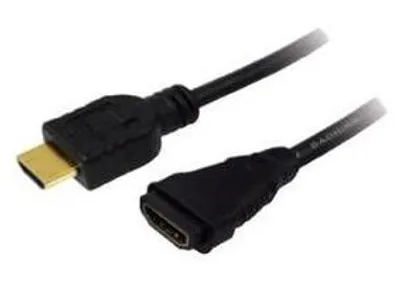 Produktbild von Logilink HDMI Verlängerungskabel, 5m, hohe Qualität, vergoldet.