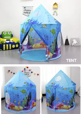 Productafbeelding van Speeltent 3-in-1, met tunnel en ballenbak, voor binnen en buiten, inclusief draagtas