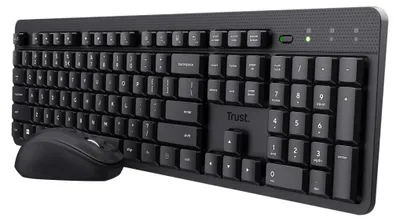 Produktbild von Trust Ody II Tastatur Maus enthalten Universal RF Wireless QWERTY US Englisch Schwarz