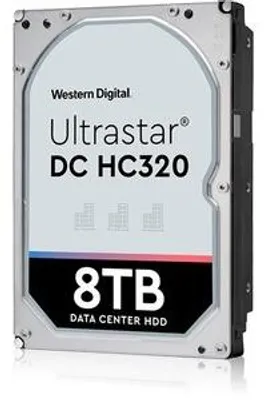 Produktbild von Western Digital Ultrastar DC HC320, 8 TB, 7200 RPM, 256 MB, 3.5", SAS