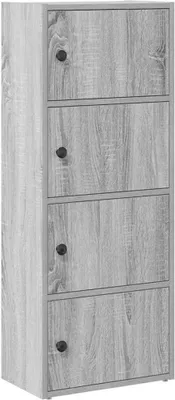 Immagine prodotto di vidaXL Libreria Grigio Sonoma 40x24x102 cm Materiale in legno