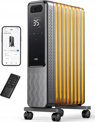 Produktbild von Dreo Energiesparender Ölheizkörper, 2000 W, 9 Rippen mit Fernbedienung, 3 Heizstufen, 4 Modi, 24-Stunden-Timer, Überhitzungsschutz, Heizkörper