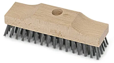 Produktbild von Nölle Stahldrahtschrubber 22 cm aus Sattelholz mit Stielloch