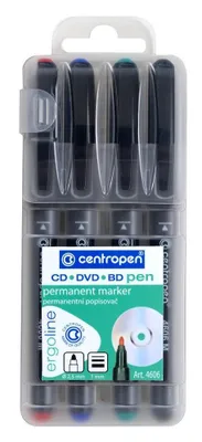 Produktbild von Sada popisovačov na CD/DVD/BD Centropen 4606/4S