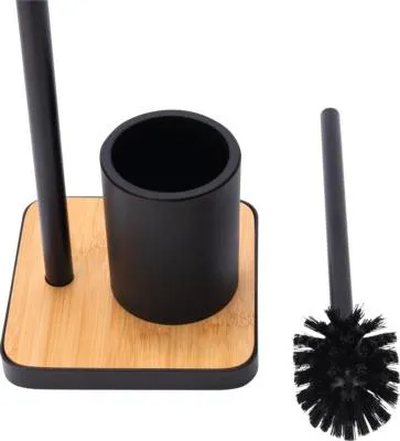 Produktbild von form&style WC-Butler schwarz/bambus matt