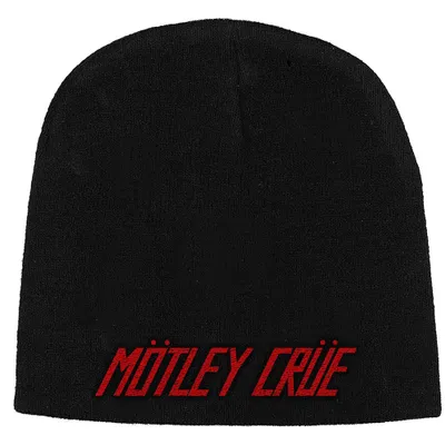 Produktbild von Mötley Crüe Mütze Uni Logo schwarz Standard