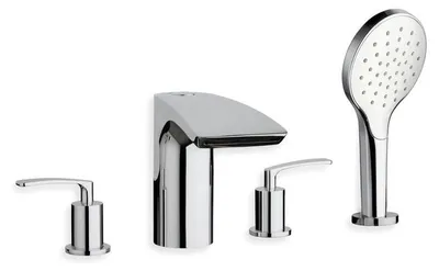 Immagine prodotto di CASA39 Cristina Bollicine Miscelatore bordo vasca da bagno 4 fori CRIBO12651