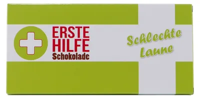 Produktbild von Erste Hilfe Schokolade "Schlechte Laune"