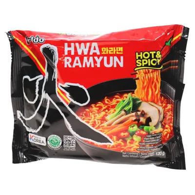 Produktbild von Paldo Instantnudeln HWA Ramyun Hot & Spicy 120g