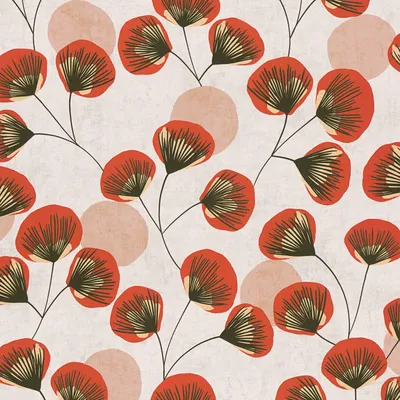 Immagine prodotto di Profhome 791513-GU Carta da parati country Floral grigio rosso rosa antico verde 5,33 m2